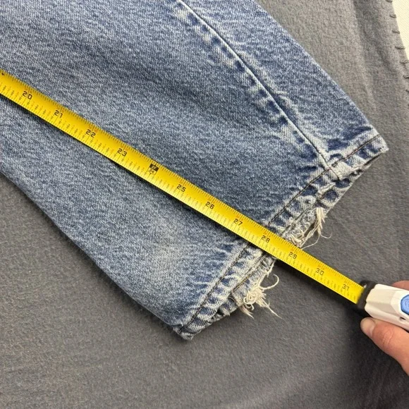 Vintage Levis 517 Jeans Mens 32x28* Blue Orange Tab Made In USA Distressed Light